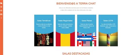 terra chat regiones|Salas regionales